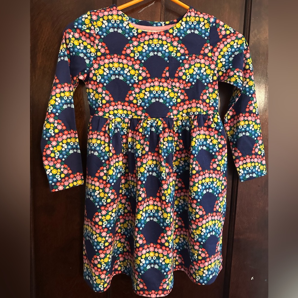 Mini Boden size 6-7 cotton jersey dress NWOT